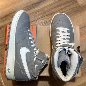 2002 Nike Air Force 1 Medium Grey White